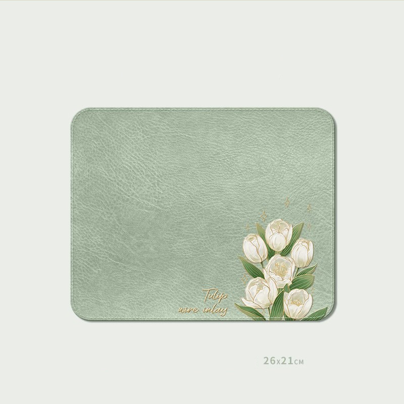 Caricatura de dibujos animados de forma alienígena almohadilla de ratón de cuero Kawaichi Usaki lindo juego de oficina almohadilla de escritorio personalidad de oficina