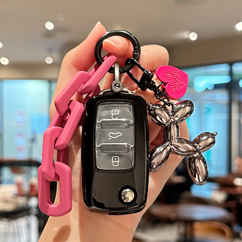 폭스 바겐 A [투명 블랙] 풍선 개 팔찌