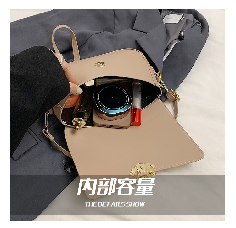 Fashionable and versatile small square bag, new autumn and winter style work and commuting bag, women's bag, simple single-shoulder bag, women's crossbody bag undefined