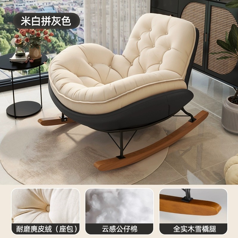Silla de pingüino de lujo ligera, sofá único, silla de asiento, balcón para adultos, sofá casero, sofá de cama
