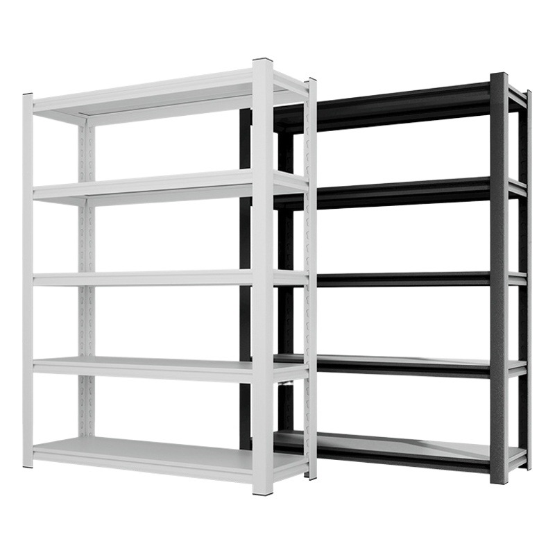Estante de almacenamiento rack de almacenamiento de múltiples capas sala de almacenamiento del hogar almacén balcón ángulo de acero supermercado almacenamiento de hierro estante de almacenamiento