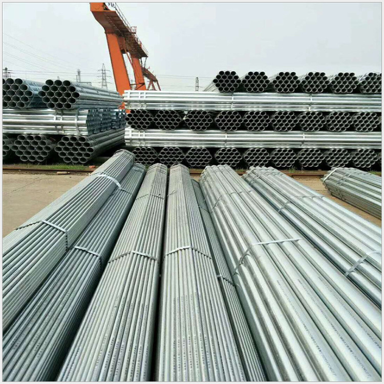 Q235热镀锌钢管 消防工程镀锌圆管 镀锌焊管  消防管快接压槽