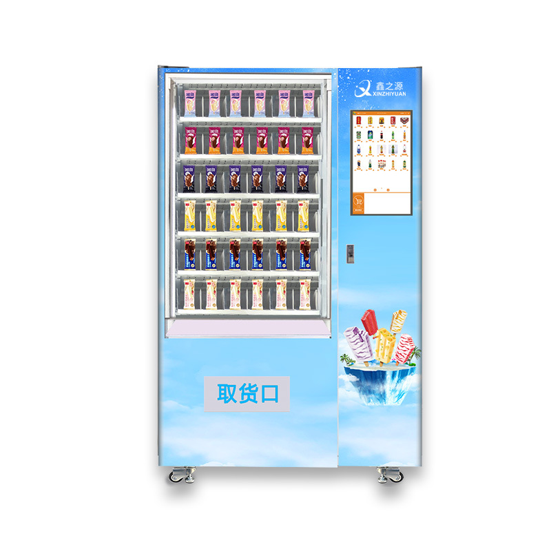 Máquina expendedora de helados Máquina expendedora de helados congelados Máquina expendedora de autoservicio Máquina expendedora no tripulada las 24 horas