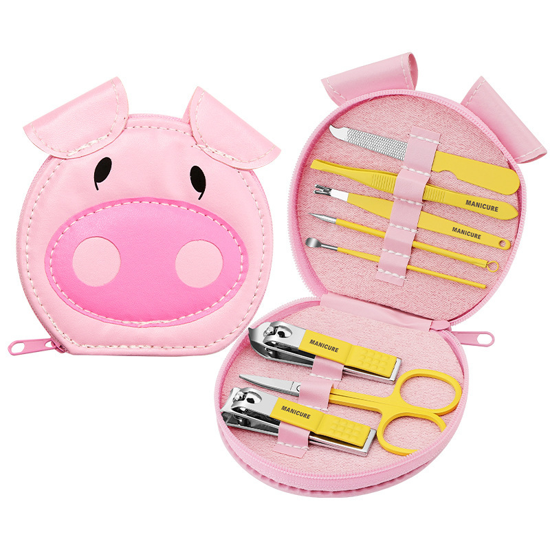 Manicure portátil para animales herramientas de pinza de uñas domésticas niñas tijeras de uñas set mini tijeras de uñas lindas image 5