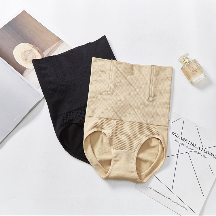 High-waisted tummy control pants, small waist 2.0 seamless body corset waist shaping panties, women's triangle breathable belly shaping pants