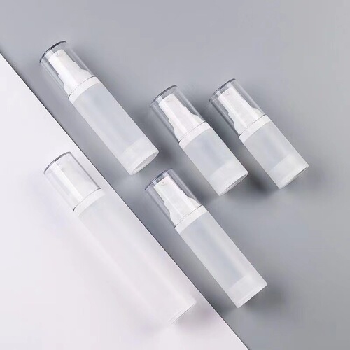 15ml-50ml Desktop PP Frosted Vacuum Bottle Portable Spray Lotion Essence Serum Pumped Dispensing