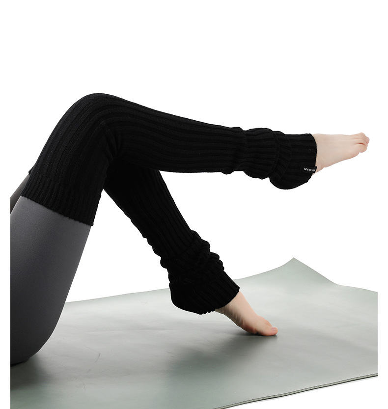 Yoga Strümpfe Kollektion Warme Overknee Strümpfe Damen Verlängerte Pile Socken Bein- und Kniestrümpfe Lang_voghion.com