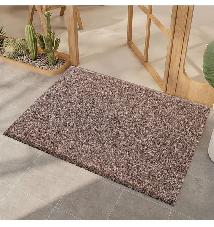 Thickened Silk Loop Floor Mat for Entryway, Customizable Door Mat, Entrance Door Mat, Carpet, Car Mat