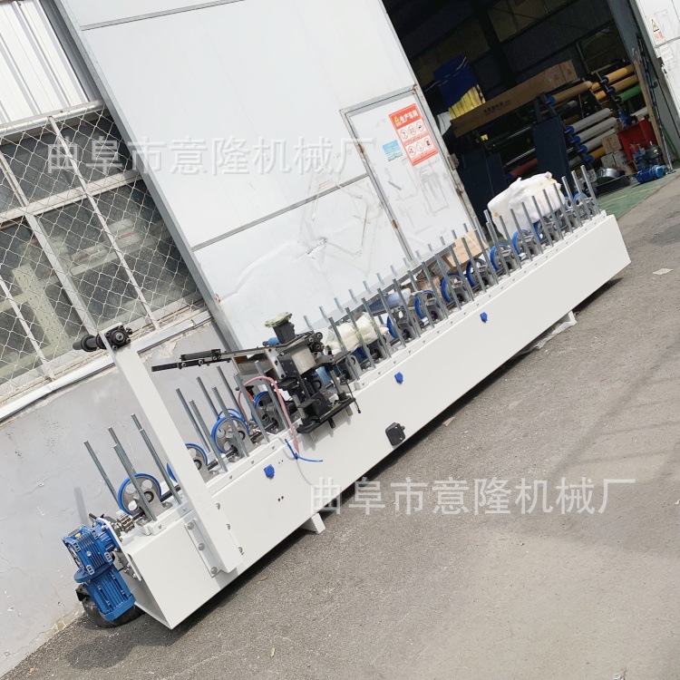 相框PUR300包覆机意隆厂家铝合金门套门边框覆膜机木饰面包覆机