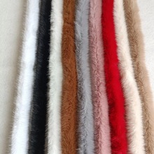 新款仿水貂毛条服装鞋包辅料童装汉服旗袍毛边花边装饰衣服配饰