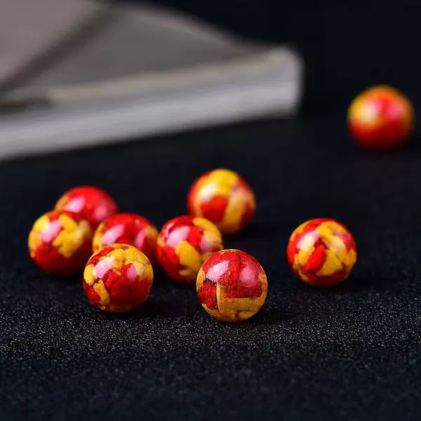 New crystal real yellow double color loose beads