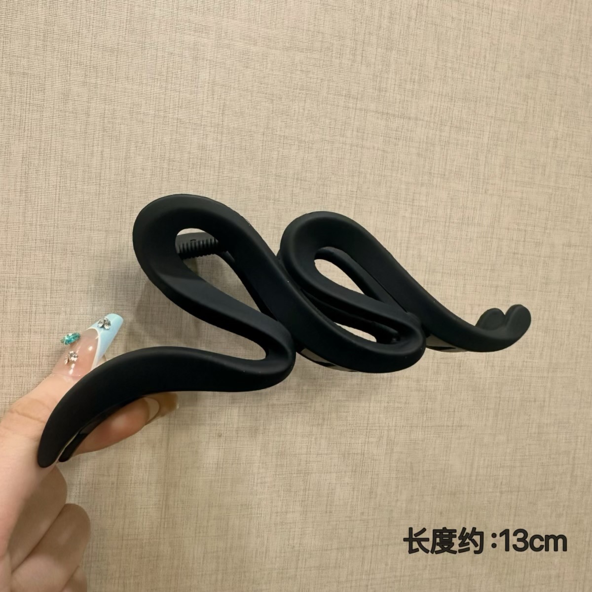 Frosted snake black-13cm