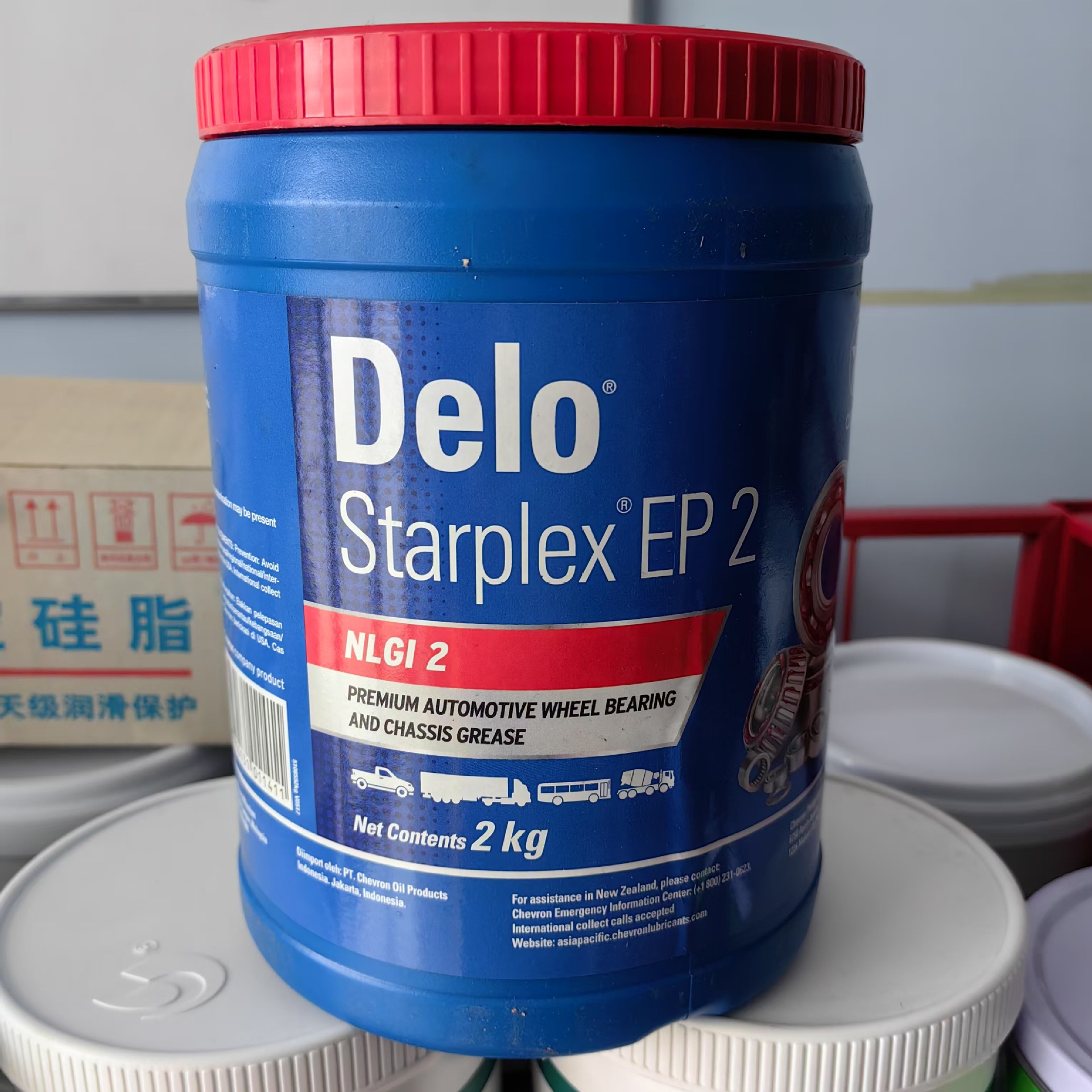 加德士德乐特级复合锂基极压润滑脂Caltex Delo Starplex 2