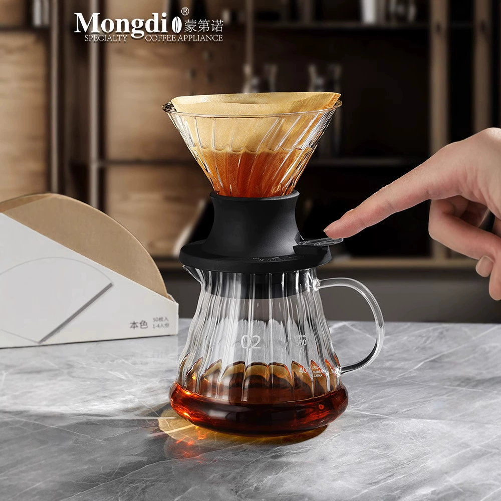 Умная кружка кофейная фильтр чашка V60 стеклянная кружка для совместного приготовления кофе набор фильтр шесть штук