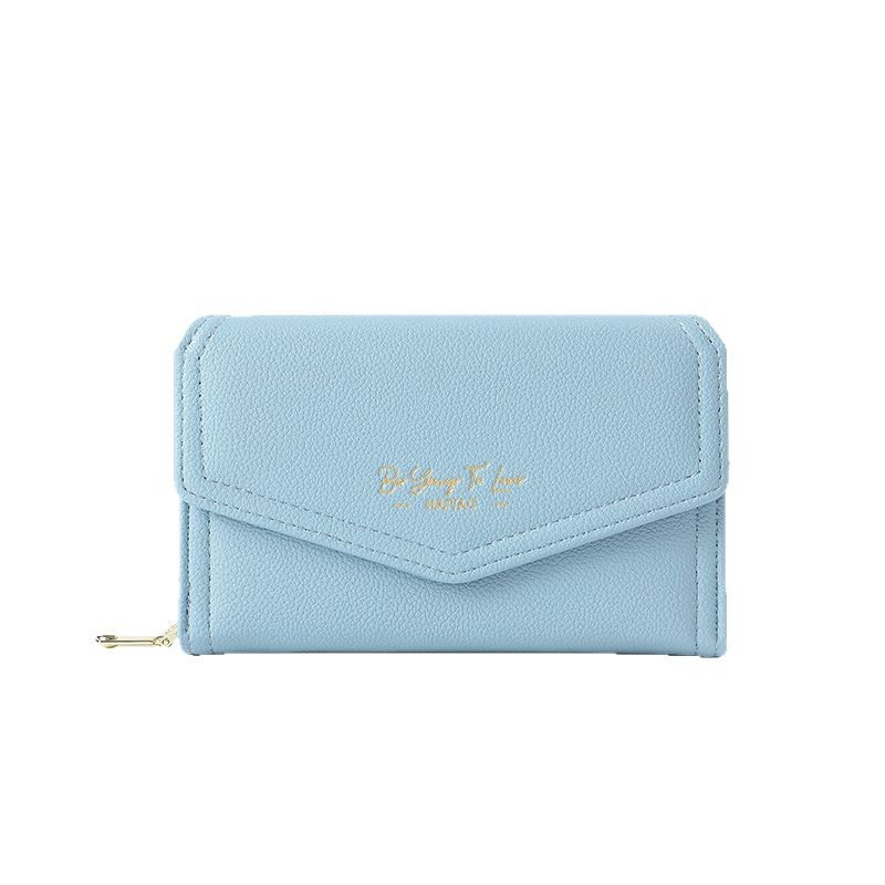 Todos los tipos de nuevos ins mujeres lindas damas cartera de alta calidad corta multi-tarjeta billetera con cremallera pequeña bolsa de mano