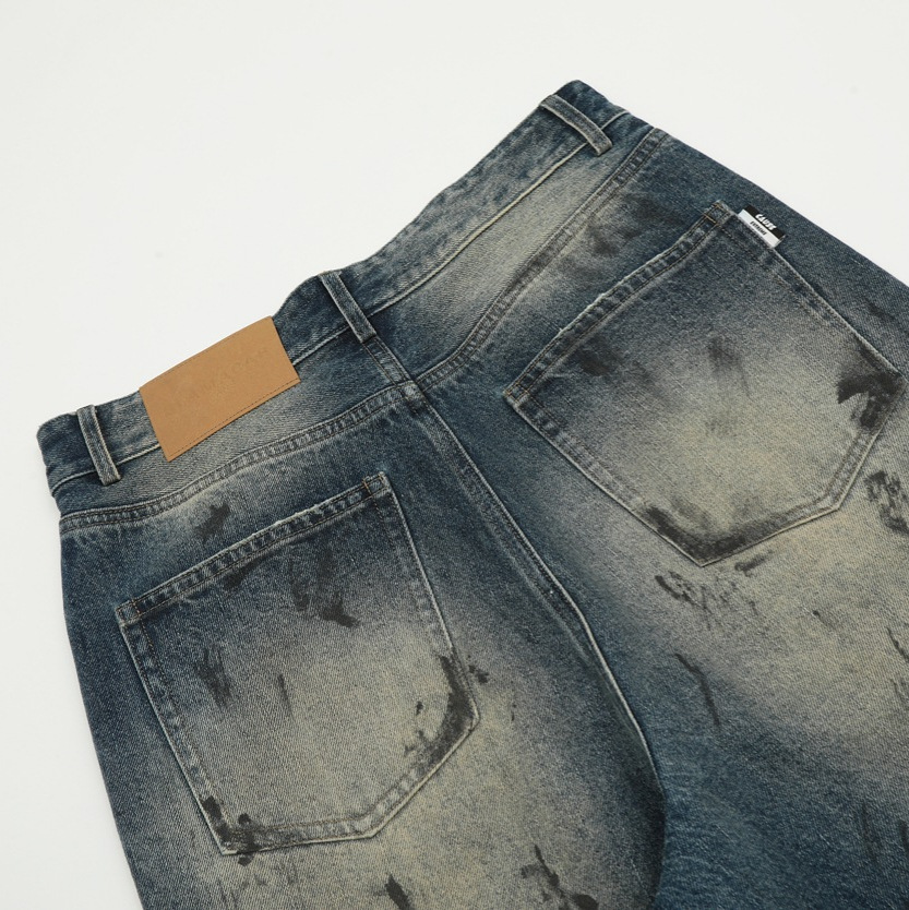 YON MODISH Herrenbekleidung 2024 Herbst Neues Produkt Meichao High Street Gewaschene und gebrauchte Cowboyhose_voghion.com