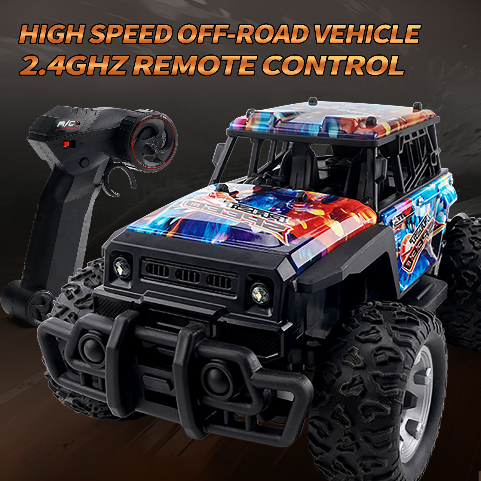 (Cross-border trading), SUV, toy car, electric lightweight car model, jeep, remote control, can climb, scale 1:20 2
