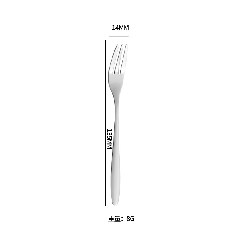 不锈钢月饼刀叉生日蛋糕叉两用勺叉甜品水果叉子印logo月饼叉套装|undefined
