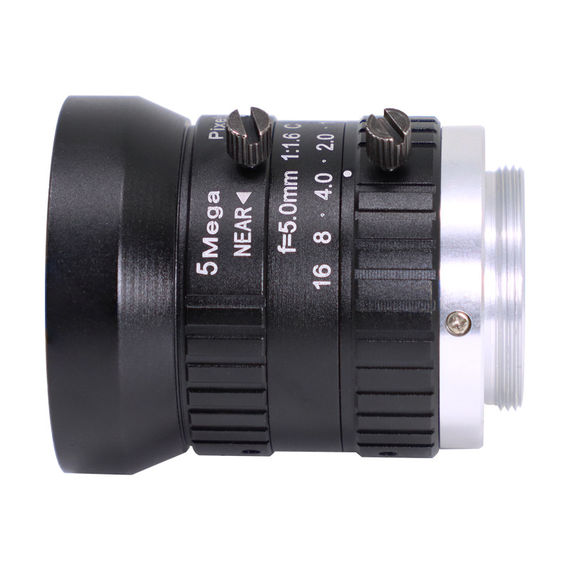 ZLKC�����ƴ�5mm��ҵ��ͷVM0516MPC�ֶ���Ȧ 1/1.7"C�ڵͻ��侵ͷ