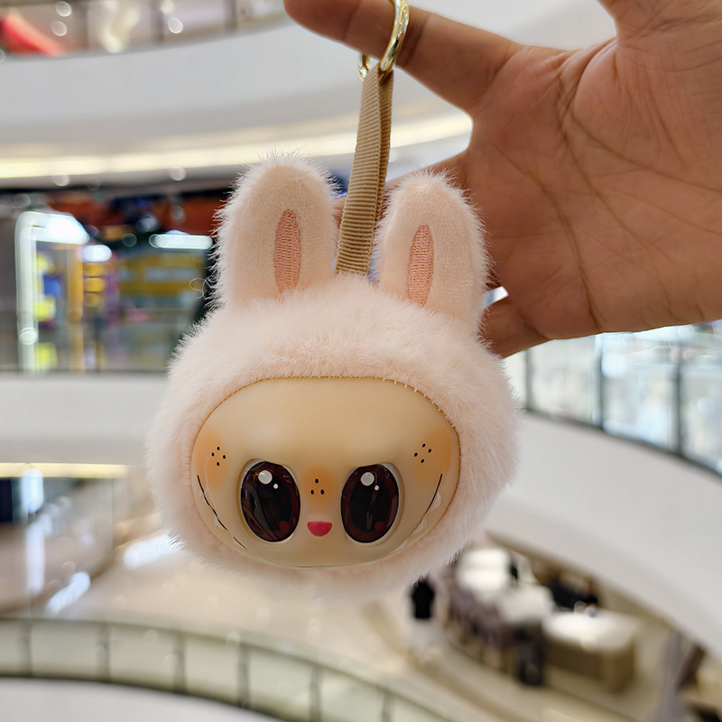 ぬいぐるみラブブバッグペンダントビニール人形人形シールペンダント車のキーホルダー卸売|undefined