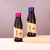Коричневая бутылка для пероральной жидкости, перепакованная пустая бутылка, упаковка коллагена, бутылка с чистым пюре из шелковицы, герметичная бутылка, бутылка с сиропом 100 мл