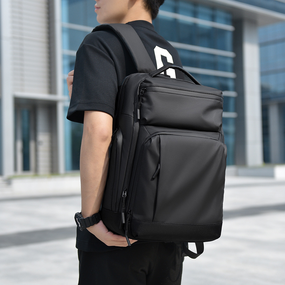 Nuevas mochilas de viaje transfronterizas de negocios 15.6 pulgadas bolsas de computadora portátil multifuncionales de almacenamiento para hombres