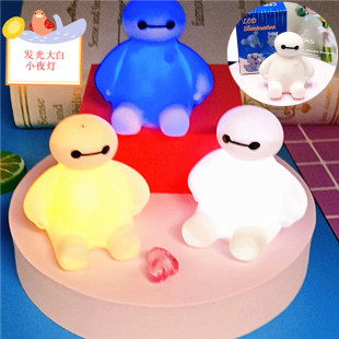 Cute luminous cartoon color change night light white LED night light bedside light creative toy lamp gift wholesale