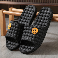 浴室拖鞋男女自動漏水防滑情侶酒店賓館居家用洗澡軟底塑料鞋