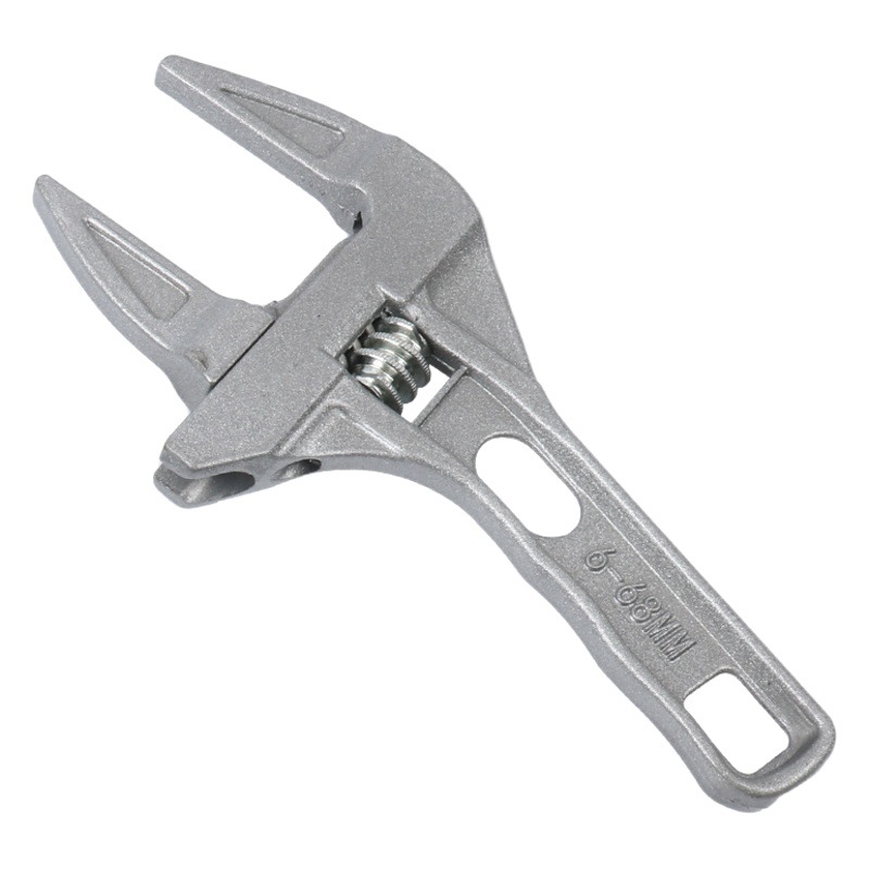 Fábrica al por mayor de aleación de baño llave 6-68mm gran aleación de aluminio abierta mango corto llave de plomería móvil