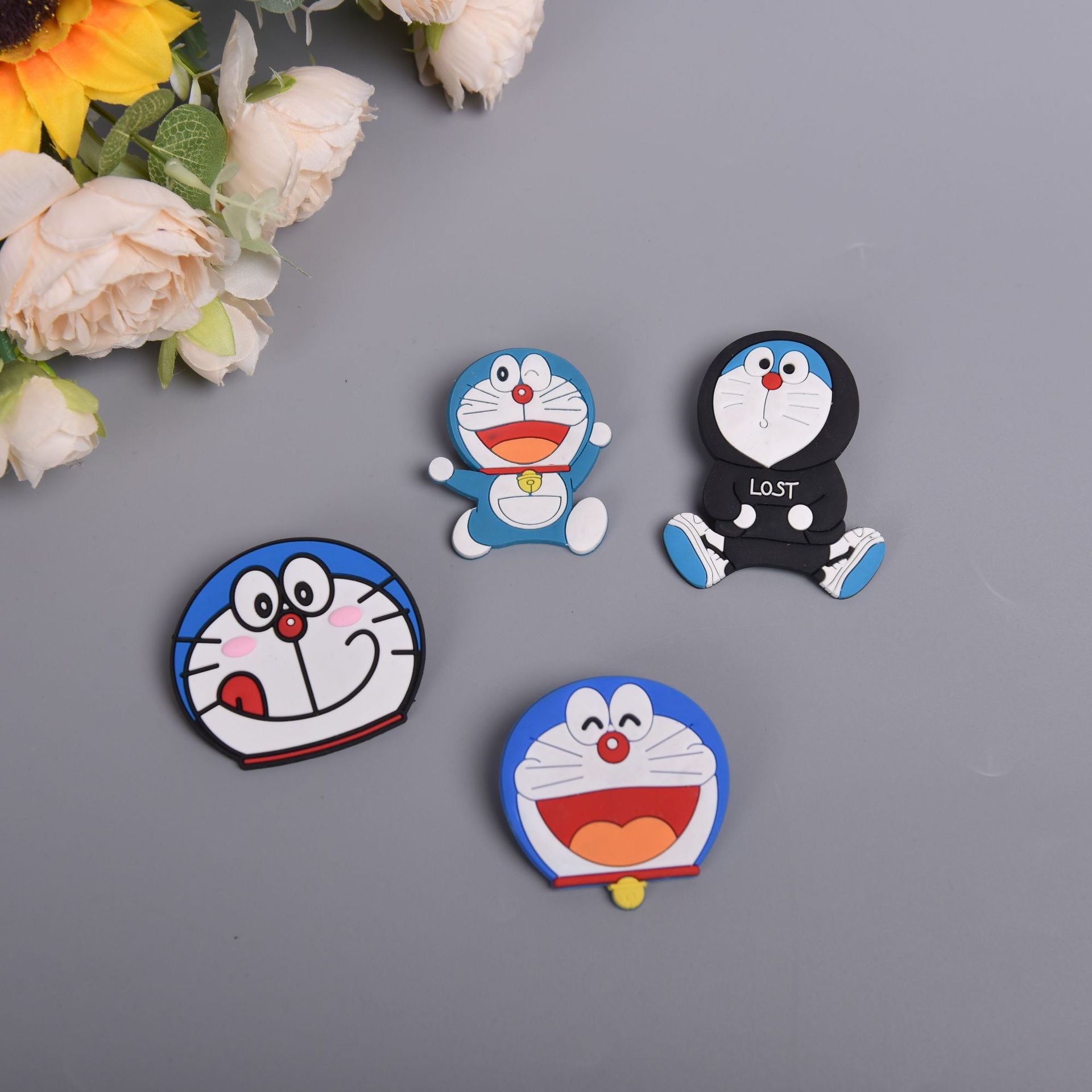 厂家直销小老鼠卡通挂件熊猫卡通挂件交通警察钥匙卡通挂件