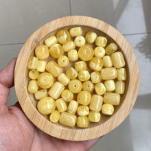 批发天然蜜蜡桶珠散珠单珠鼓珠老型琥珀手串配珠金刚菩提手链男女