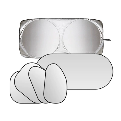 Six-Piece Set for Front/Side/Rear Car | Sun shade