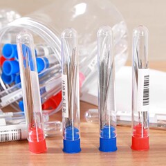 自装试管针手工大眼手缝针多规格不锈钢瓶装20枚钢针缝纫针线批发