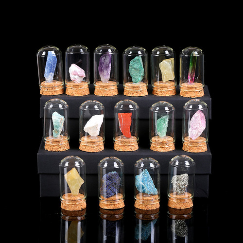 Wholesale crystal rock raw stone mineral crystal ornaments children's popular science teaching gifts mineral specimen collection