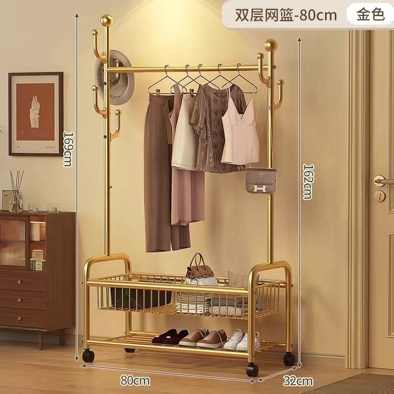 골드 이중 80CM + 메시 프레임 + 신발 정리대 --- 시즌 특가