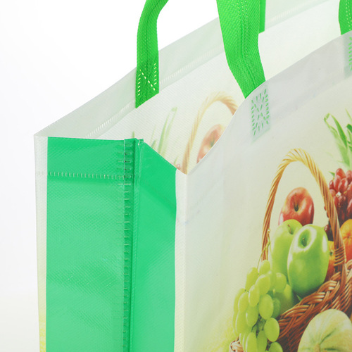 Amazon cross-border fruit embossed non-woven portable shopping bag supermarket shopping bag home clothing food bag