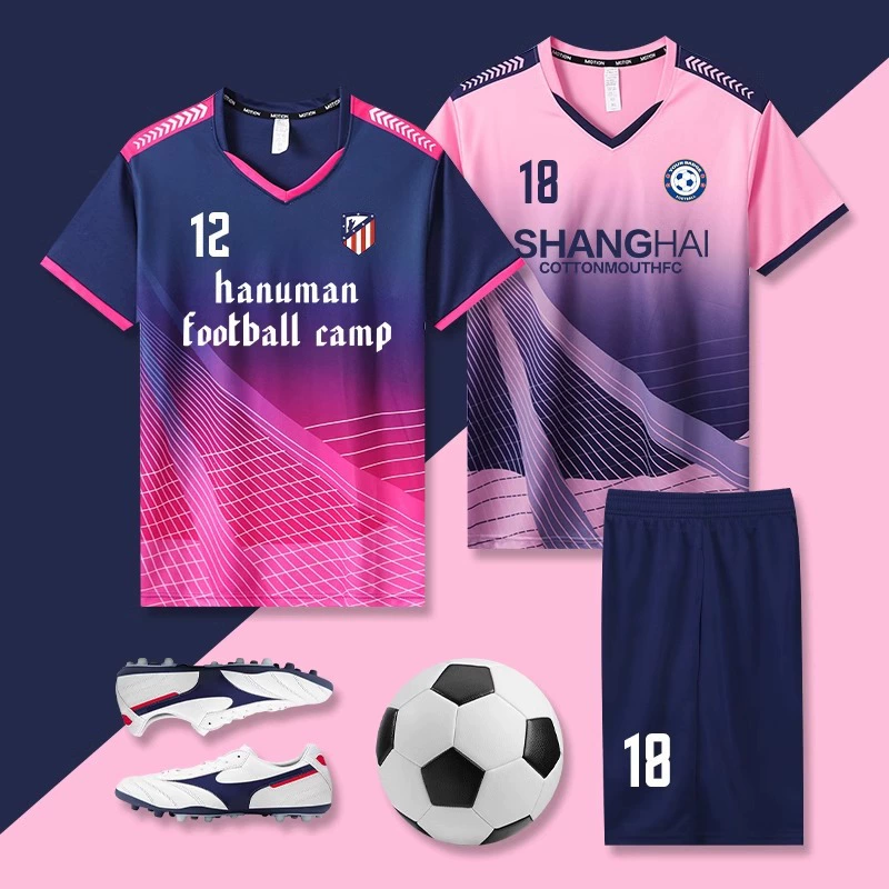 [Список заводских магазинов] Футбольная одежда на заказ Мужская быстросохнянная футбольная форма для взрослых детей футболка