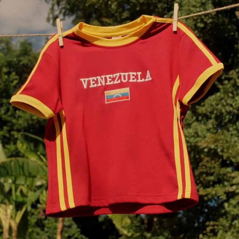 2026 Summer Women's National Flag Pattern Embroidered Slim Fit Short Sleeve World Cup Jersey Women's T-Shirt Cross-Border Amazon 2026 Summer Women's National Flag Pattern Embroidered Slim Fit Short Sleeve World Cup Jersey Women's T-Shirt Cross-Border Amazon