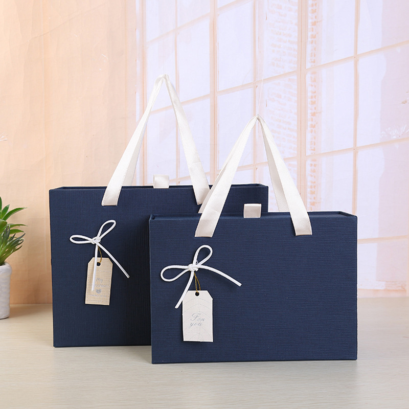Caja de regalo bufandas para hombres 24 * 17 * 7cm caja rectangular caja de regalo de cumpleaños de moda caja de billetera grande caja vacía
