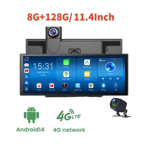 4g New Model 8G+128G Cross-Border Central Console High-Definition Driving Recorder with Front and Rear Dual Recording Navigation and Reversing Images