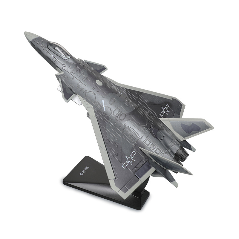 Auténtica licencia 1: 72 J - 20 modelo de avión de aleación de simulación de gran tamaño recuerdos coleccionistas adornos