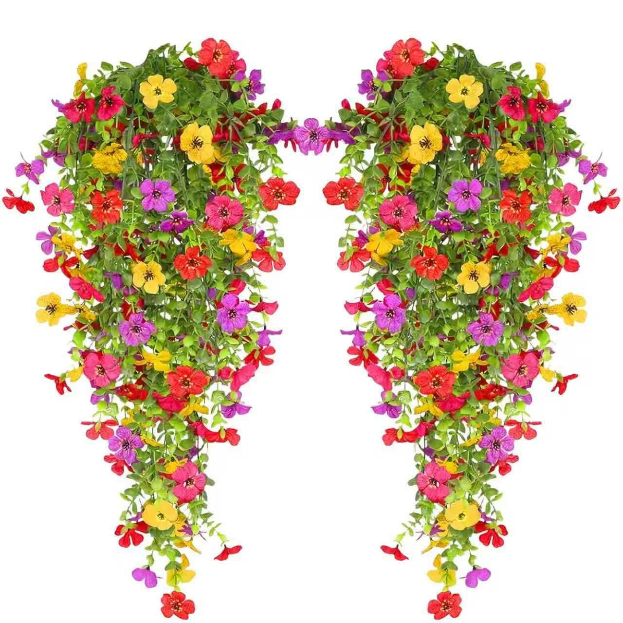 네 가지 색상이 혼합되어 있습니다.