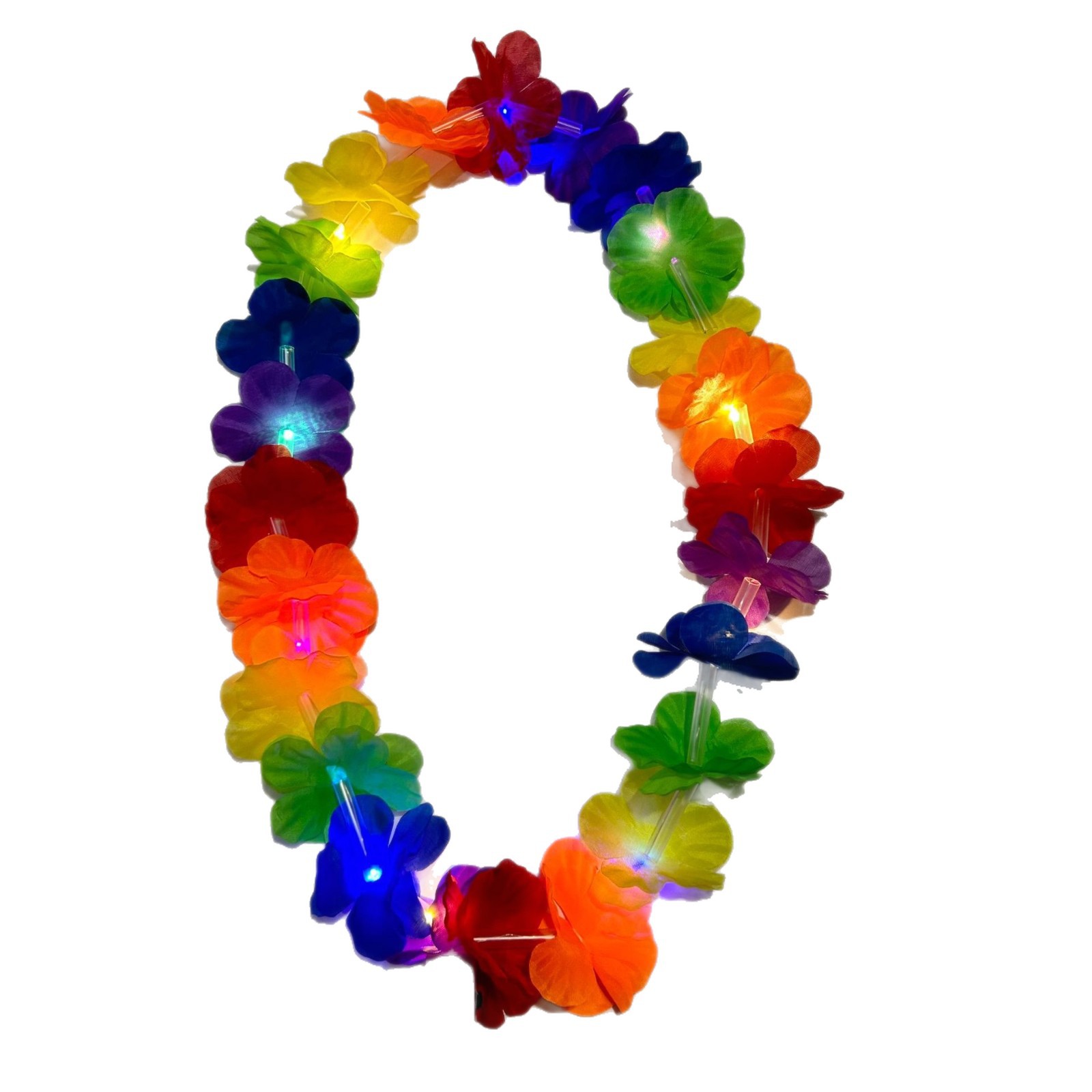 Fiesta festiva atmósfera decoración diseño de luces LED color guirlanda pétalos de diámetro 6.5 cm 10 luces 24 flores