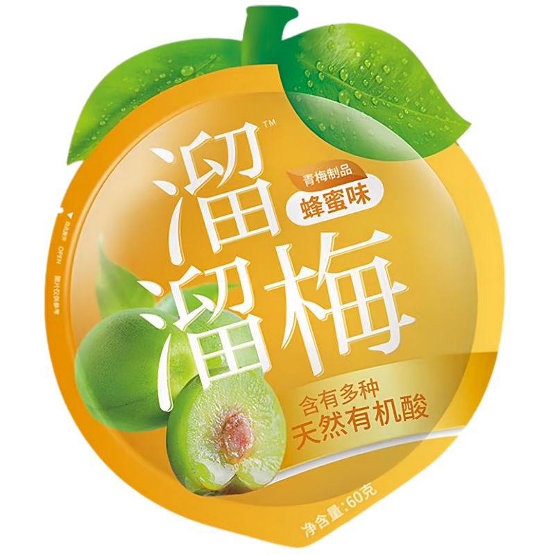Liuliumei [green plum honey flavor 60g] single bag (48 bags per box)