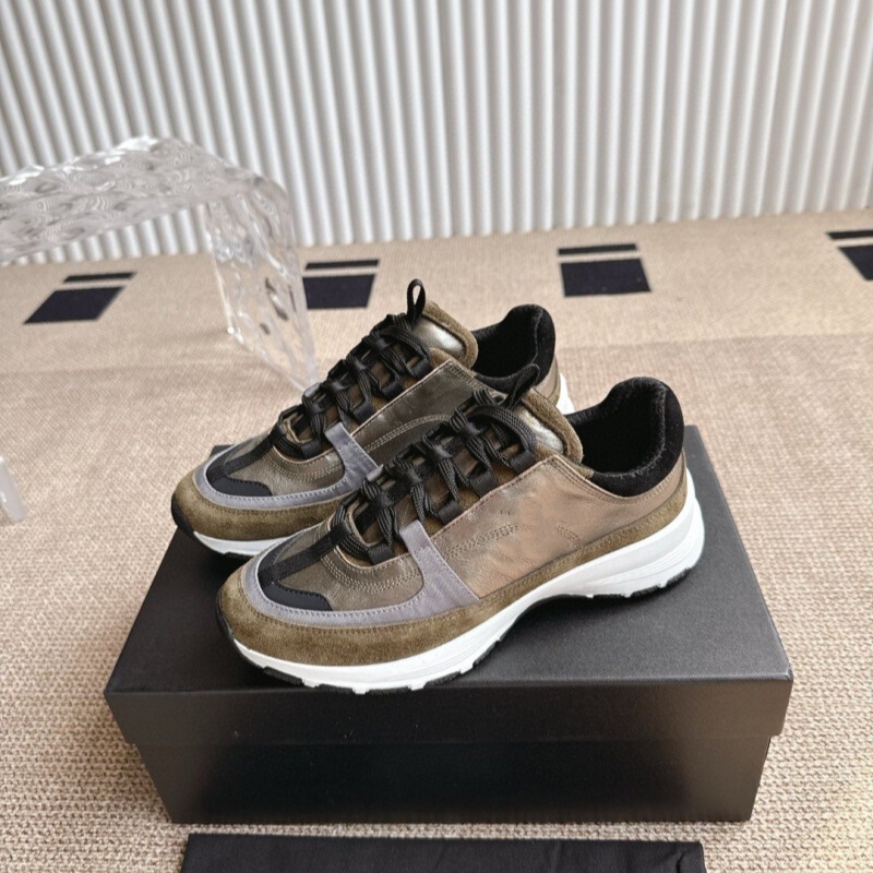 2025年夏新作小香風ダッドシューズダブルCフレグランスおばさん厚底カラーマッチングスポーツレジャー女性用|undefined
