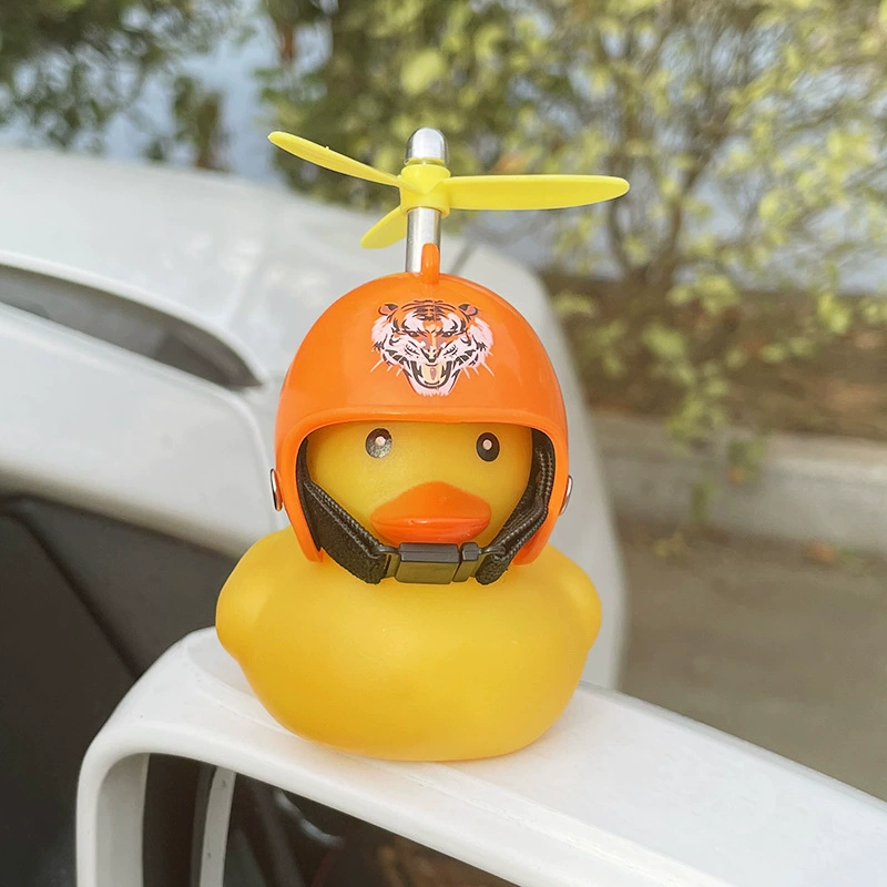 B.Duck, helmet, electric car with accessories, accessory