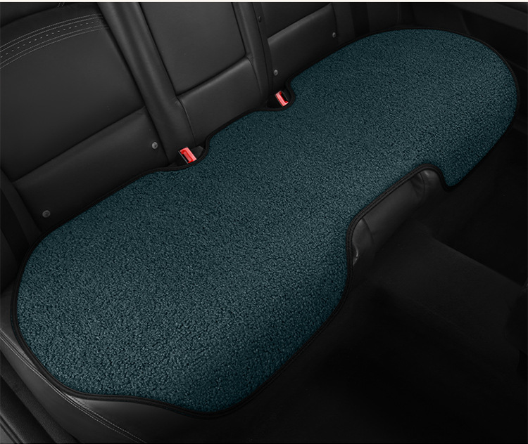 New Plush Car Seat Cushion with the Word "Fu" for Good Luck and Good Luck Embroidered Seat Cushion Car Winter Non-Slip Warm Car Seat Cushion