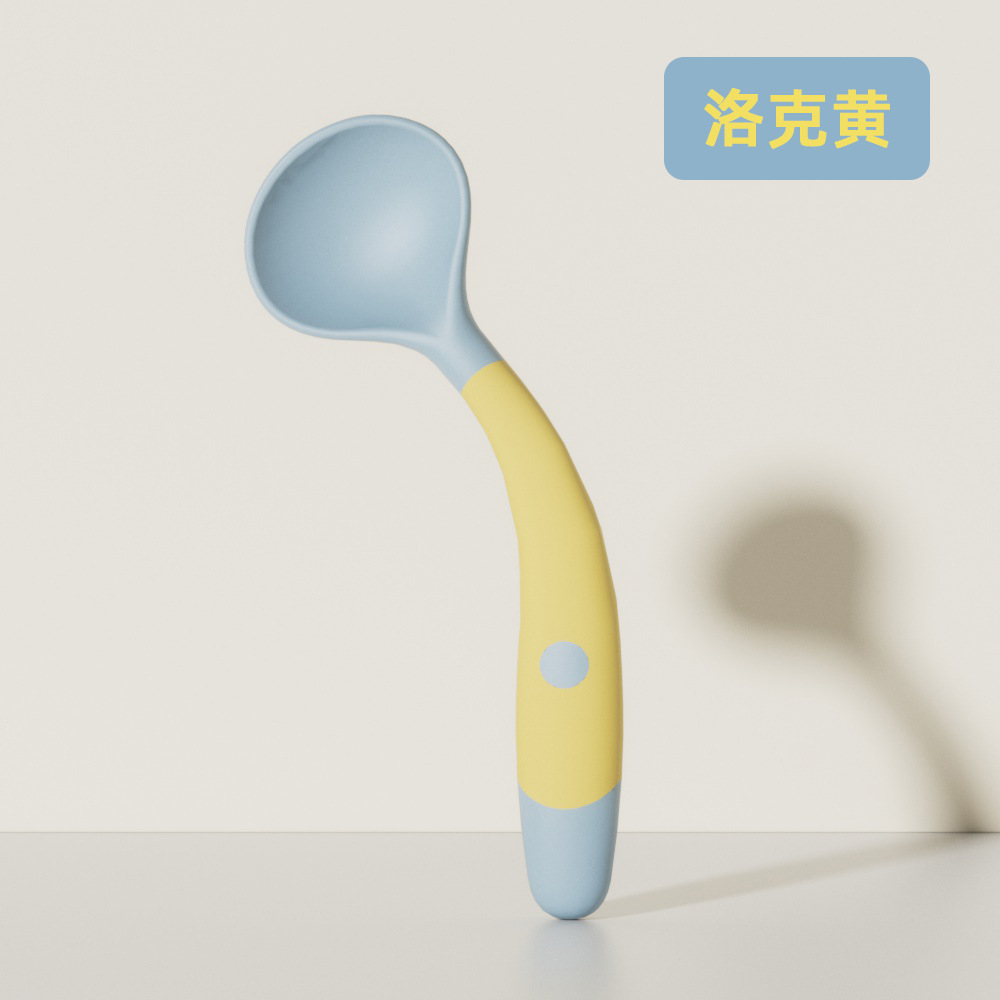 Baby Twist cuchara flexible bebé entrenamiento comiendo cuchara niños vajilla comiendo comida complementaria cuchara de bebé