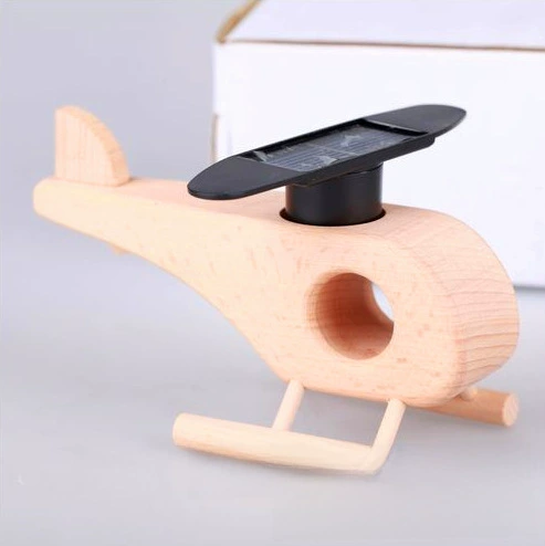 Аморфный силиконовый солнечный деревянный самолет модель DIY сборка головоломка