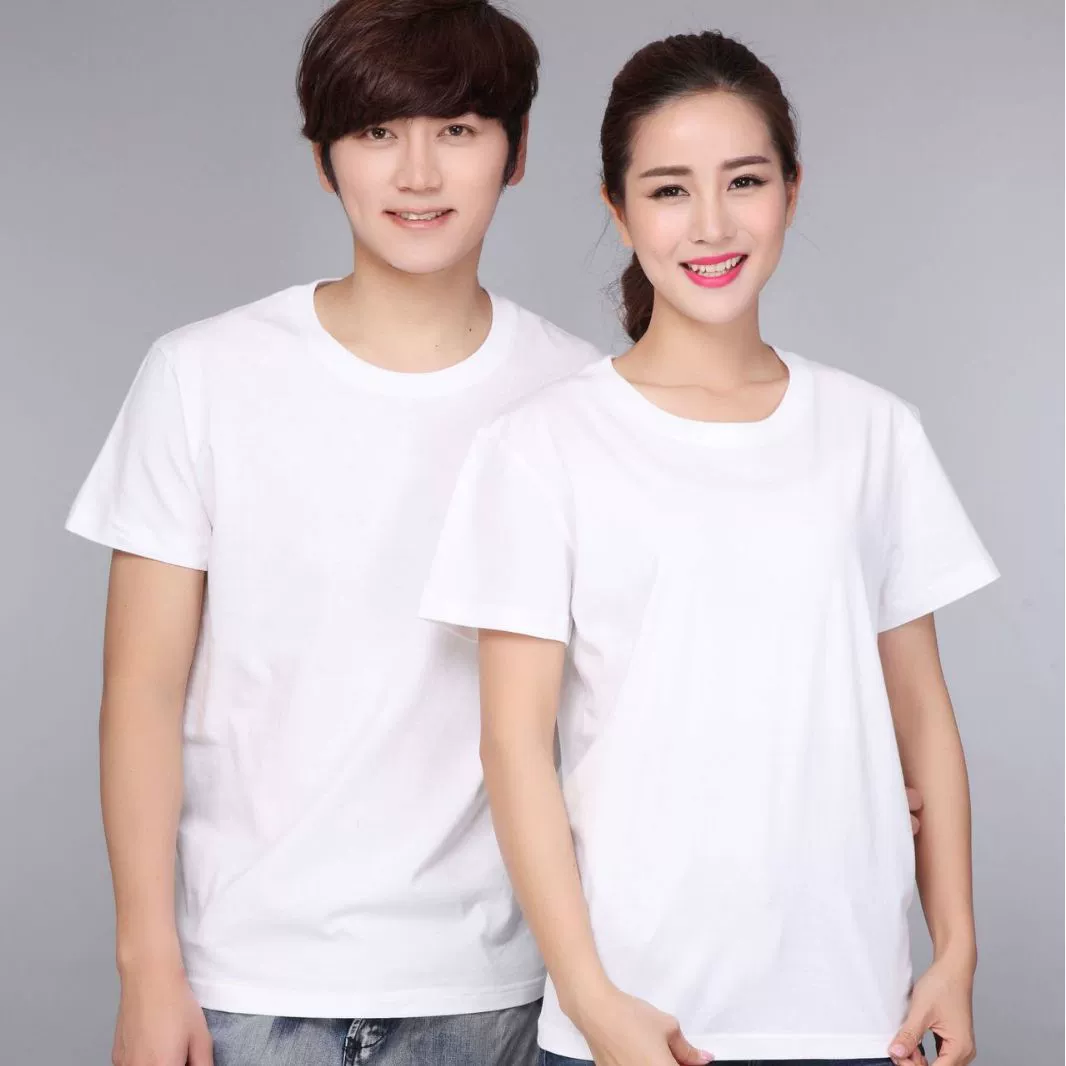 Летняя тонкая футболка из чистого хлопка 180 г, однотонная, с круглым вырезом, короткий рукав, оптовая продажа, базовая модель для нанесения принтов
